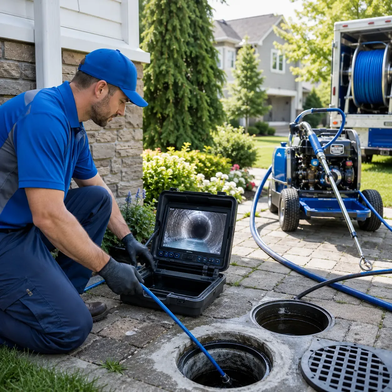 Outdoor drain cleaning professionals serving Matamoras, PA