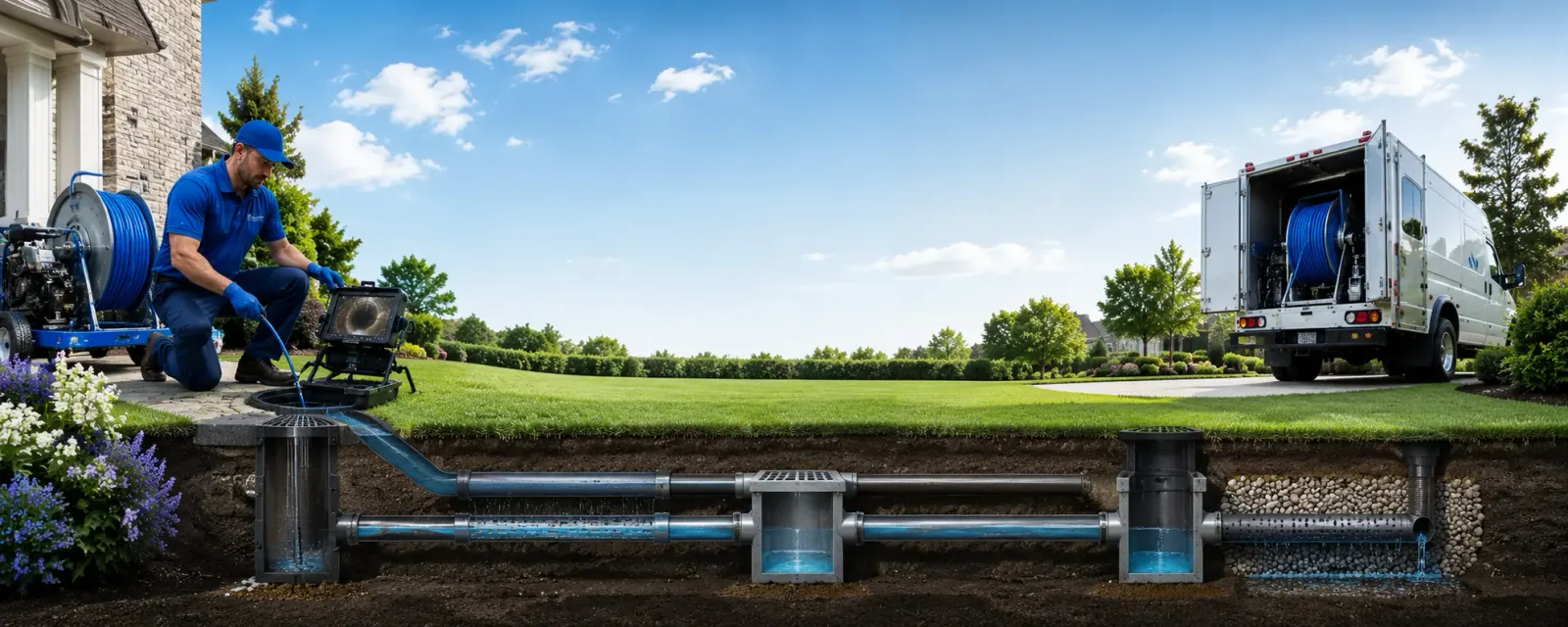 Outdoor drain cleaning information for Matamoras, PA